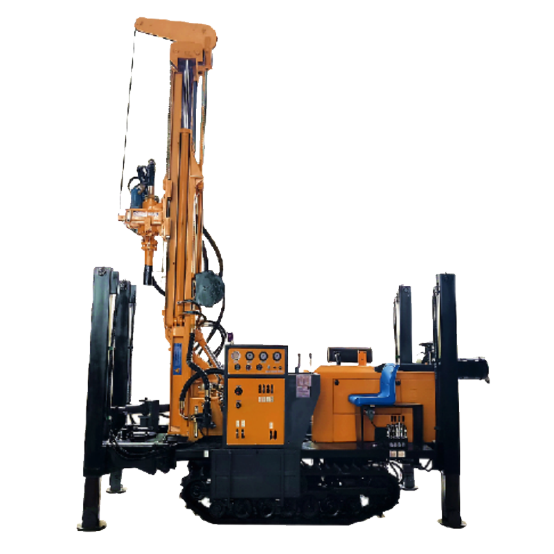 DQX200 crawler water well drilling rig